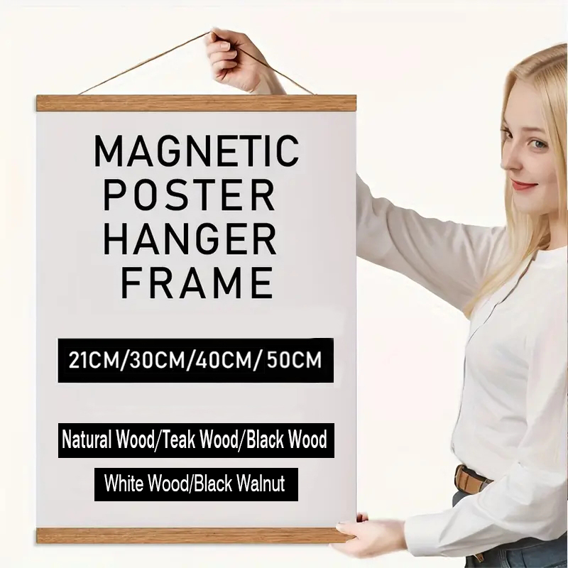 Engraved Wood Frame - 2130 40 50cm 마그네틱 포스터 행거