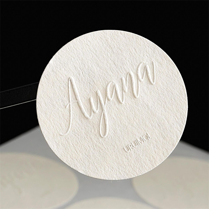 Personalised Candle Label - 맞춤 특수 질감 용지 양각 라벨