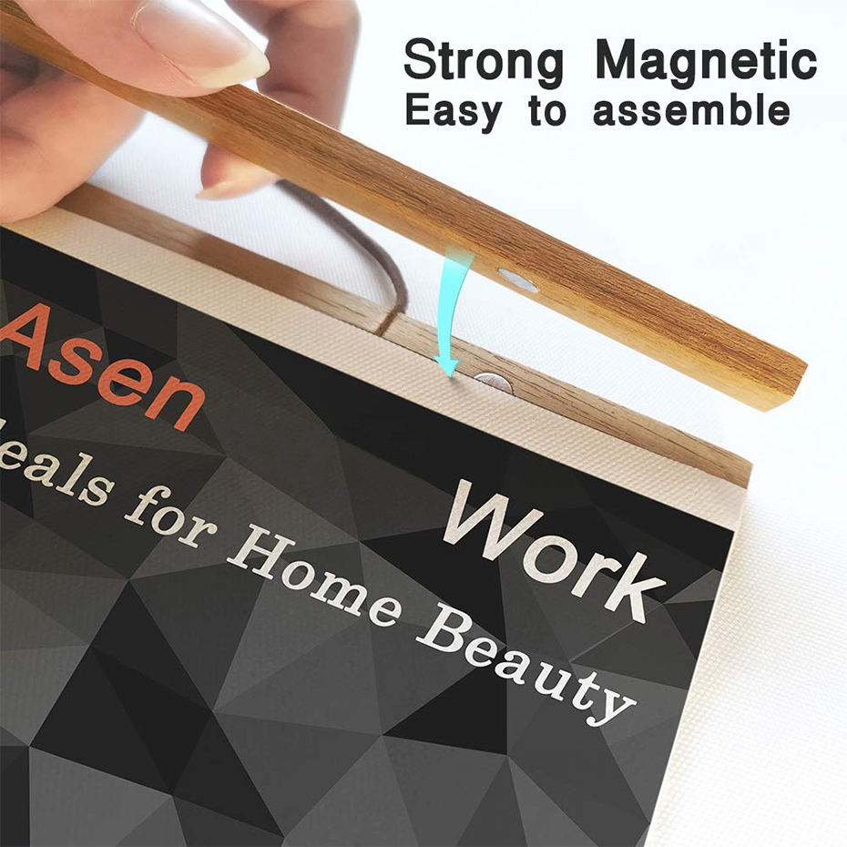 2130 40 50cm 마그네틱 포스터 행거 티크 소나 - Engraved Wood Frame 리뷰 및 가격