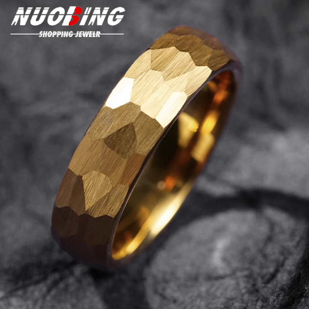 남성 여성을위한 망치로 쳐진 다각적 인 티타늄 반지 블 - Initial Ring Custom 리뷰 및 가격