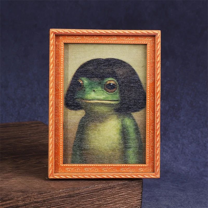 미니 나무 사진 프레임 개구리 냉장고 자석 재미있는 녹 - Engraved Wood Frame 리뷰 및 가격