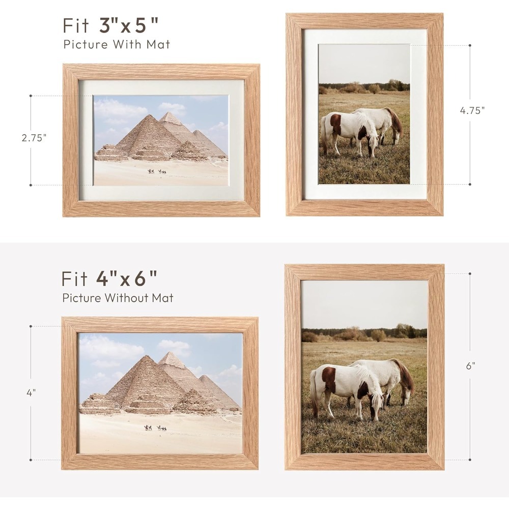 4x6 사진 액자, 솔리드 오크 나무 4x6 사진 액자 - Engraved Wood Frame 리뷰 및 가격