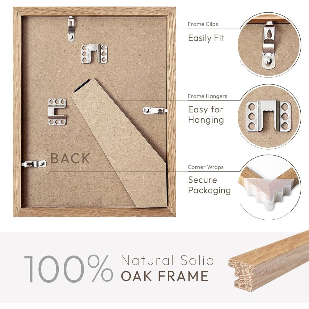 4x6 사진 액자, 솔리드 오크 나무 4x6 사진 액자 - Engraved Wood Frame 리뷰 및 가격