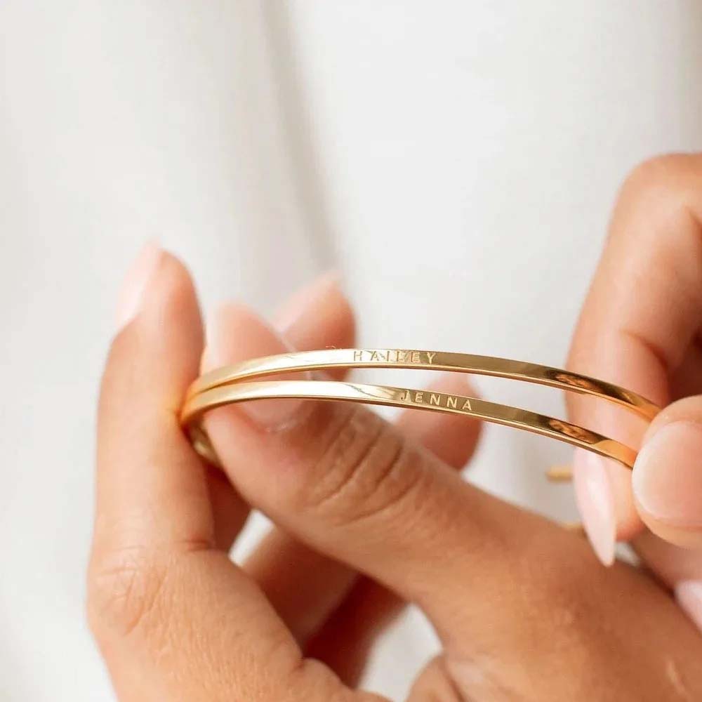 커플 새겨 넣기 이름 텍스트 사용자 정의 팔찌 여성을위 - Coordinates Bracelet 리뷰 및 가격