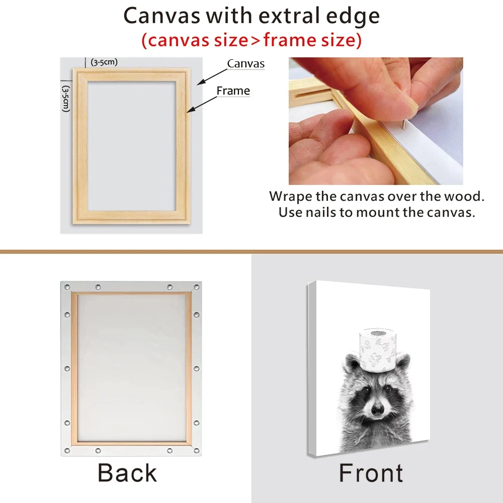 20-160cm DIY 나무 액자 캔버스, 다이아몬드  - Engraved Wood Frame 리뷰 및 가격