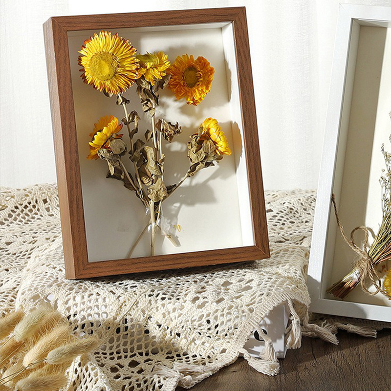 3D 나무 사진 액자 깊이 3cm 원목 건조 꽃 사진  - Engraved Wood Frame 리뷰 및 가격